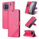 For vivo X90 AZNS Sheepskin Texture Flip Leather Phone Case(Red) - 1