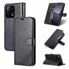 For Xiaomi 13 AZNS Sheepskin Texture Flip Leather Phone Case(Black) - 1