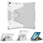 For iPad 9.7 2018/2017 / Air 1/Air 2 360 Degree Rotating Armored Smart Tablet Leather Case(Grey) - 1