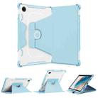 For Samsung Galaxy Tab A8 10.5 2021 360 Degree Rotating Armored Smart Tablet Leather Case(Blue) - 1