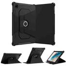 For Samsung Galaxy Tab A8 10.5 2021 360 Degree Rotating Armored Smart Tablet Leather Case(Black) - 1