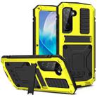 For Samsung Galaxy S23 5G R-JUST Life Waterproof Dustproof Shockproof Phone Case(Yellow) - 1