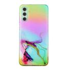 For Samsung Galaxy S23 5G Laser Marble Pattern Clear TPU Protective Phone Case(Green) - 1
