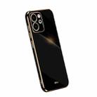 For Honor 80 SE 5G XINLI Straight Edge 6D Electroplate TPU Phone Case(Black) - 1