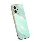 For Honor 80 SE 5G XINLI Straight Edge 6D Electroplate TPU Phone Case(Mint Green) - 1