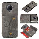 For Vivo S6 PU + TPU Shockproof Magnetic Protective Case with Card Slots(Grey) - 1