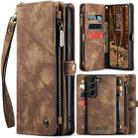 For Samsung Galaxy S23 5G CaseMe 008 Detachable Multifunctional Leather Phone Case(Brown) - 1