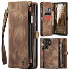 For Samsung Galaxy S23 Ultra 5G CaseMe 008 Detachable Multifunctional Leather Phone Case(Brown) - 1