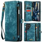 For Samsung Galaxy S23 Ultra 5G CaseMe 008 Detachable Multifunctional Leather Phone Case(Blue) - 1