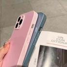 For iPhone 11 Pro Frosted Tempered Glass Phone Case(Pink) - 5