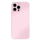 For iPhone 14 Pro Max AG Frosted Tempered Glass Phone Case(Pink) - 1