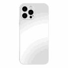 For iPhone 14 Pro Max AG Frosted Tempered Glass Phone Case(White) - 1