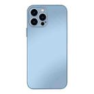 For iPhone 14 AG Frosted Tempered Glass Phone Case(Sierra Blue) - 1