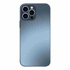 For iPhone 14 Plus AG Frosted Tempered Glass Phone Case(Graphite Grey) - 1