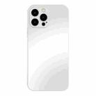 For iPhone 14 Plus AG Frosted Tempered Glass Phone Case(White) - 1