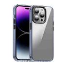 For iPhone 14 Pro Max iPAKY MG Series Transparent PC Phone Case(Transparent Blue) - 1