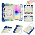 For iPad 10th Gen 10.9 2022 Armor Contrast Color Silicone + PC Tablet Case(Colorful Blue) - 1