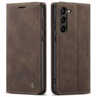 For Samsung Galaxy S23+ 5G CaseMe 013 Multifunctional Horizontal Flip Leather Phone Case(Coffee) - 2