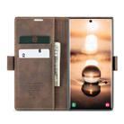 For Samsung Galaxy S23 Ultra 5G CaseMe 013 Multifunctional Horizontal Flip Leather Phone Case(Coffee) - 3