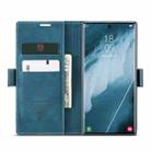 For Samsung Galaxy S23 Ultra 5G CaseMe 013 Multifunctional Horizontal Flip Leather Phone Case(Blue) - 3