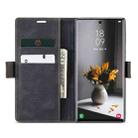 For Samsung Galaxy S23 Ultra 5G CaseMe 013 Multifunctional Horizontal Flip Leather Phone Case(Black) - 3