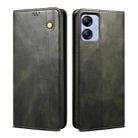 For Samsung Galaxy A04e Oil Wax Crazy Horse Texture Leather Phone Case(Green) - 1
