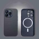 For iPhone 11 MagSafe Magnetic Tempered Glass Phone Case(Black) - 1