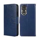 For Honor 80 Crystal Texture Leather Phone Case(Royal Blue) - 1