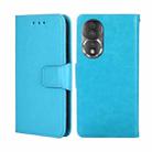 For Honor 80 Crystal Texture Leather Phone Case(Sky Blue) - 1