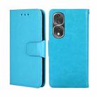 For Honor 80 Pro Crystal Texture Leather Phone Case(Sky Blue) - 1