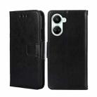 For Huawei nova 10 SE Crystal Texture Leather Phone Case(Black) - 1