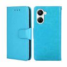 For Huawei nova 10 SE Crystal Texture Leather Phone Case(Sky Blue) - 1