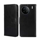 For vivo X90 Crystal Texture Leather Phone Case(Black) - 1