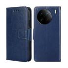 For vivo X90 Pro+ Crystal Texture Leather Phone Case(Royal Blue) - 1