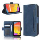 For TCL ION Z Skin Feel Calf Texture Card Slots Leather Phone Case(Blue) - 1