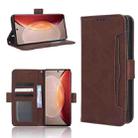 For vivo X90 5G Skin Feel Calf Texture Card Slots Leather Phone Case(Brown) - 1