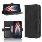 For Tecno Pova 4 Skin Feel Calf Texture Card Slots Leather Phone Case(Black) - 1