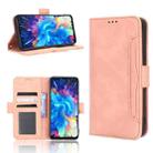 For Infinix Hot 20 5G X666B Skin Feel Calf Texture Card Slots Leather Phone Case(Pink) - 1