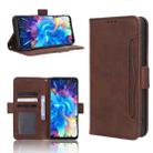 For Infinix Hot 20 5G X666B Skin Feel Calf Texture Card Slots Leather Phone Case(Brown) - 1