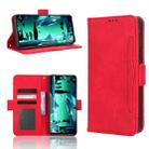 For Infinix Hot 20S X6827 Skin Feel Calf Texture Card Slots Leather Phone Case(Red) - 1