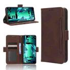 For Infinix Hot 20S X6827 Skin Feel Calf Texture Card Slots Leather Phone Case(Brown) - 1