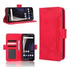 For Orbic JOY RC608L Skin Feel Calf Texture Card Slots Leather Phone Case(Red) - 1