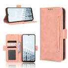 For Tecno Pop 6 Pro BE8 Skin Feel Calf Texture Card Slots Leather Phone Case(Pink) - 1