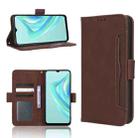 For Infinix Hot 20i Skin Feel Calf Texture Card Slots Leather Phone Case(Brown) - 1