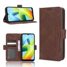 For Xiaomi Redmi A1+ Skin Feel Calf Texture Card Slots Leather Phone Case(Brown) - 1
