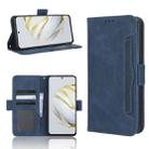 For Huawei nova 10 SE Skin Feel Calf Texture Card Slots Leather Phone Case(Blue) - 1