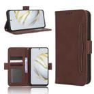 For Huawei nova 10 SE Skin Feel Calf Texture Card Slots Leather Phone Case(Brown) - 1