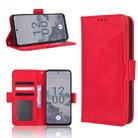 For Nokia X30 5G Skin Feel Calf Texture Card Slots Leather Phone Case(Red) - 1