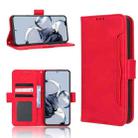 For Xiaomi 12T Pro Skin Feel Calf Texture Card Slots Leather Phone Case(Red) - 1