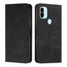 For Xiaomi Redmi A1+ Diamond Splicing Skin Feel Magnetic Leather Phone Case(Black) - 1